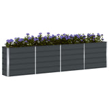 Vidaxl plantenbak antraciet 320 x 40 x 75 cm staal - afbeelding 3