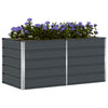 Vidaxl plantenbak antraciet 160 x 80 x 75 cm staal