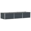 Vidaxl plantenbak antraciet 240 x 80 x 45 cm staal