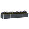 Vidaxl plantenbak antraciet 320 x 80 x 45 cm staal