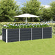 Vidaxl plantenbak antraciet 320 x 80 x 75 cm staal