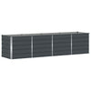 Vidaxl plantenbak antraciet 240 x 80 x 75 cm staal