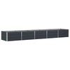 Vidaxl plantenbak antraciet 400 x 80 x 45 cm staal