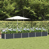 Vidaxl plantenbak antraciet 480 x 80 x 45 cm staal
