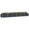 Vidaxl plantenbak antraciet 480 x 80 x 45 cm staal