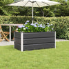 Vidaxl plantenbak antraciet 100 x 50 x 45 cm gegalvaniseerd staal