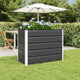 Vidaxl plantenbak antraciet 100 x 50 x 75 cm gegalvaniseerd staal