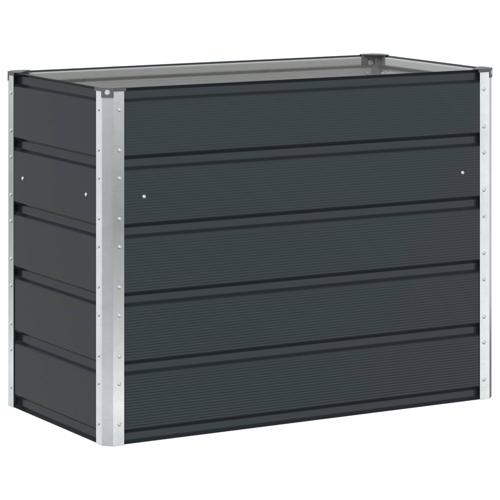 Vidaxl plantenbak antraciet 480 x 50 x 45 cm gegalvaniseerd staal