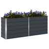 Vidaxl plantenbak antraciet 480 x 50 x 45 cm gegalvaniseerd staal