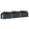 Vidaxl plantenbak antraciet 480 x 50 x 45 cm gegalvaniseerd staal