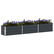 Vidaxl plantenbak antraciet 290 x 50 x 45 cm gegalvaniseerd staal - afbeelding 3