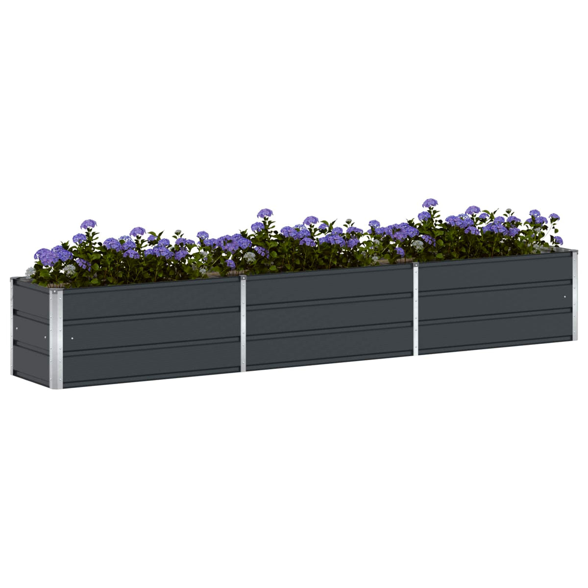 Vidaxl plantenbak antraciet 290 x 50 x 45 cm gegalvaniseerd staal