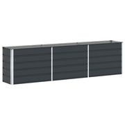 Vidaxl plantenbak antraciet 290 x 50 x 75 cm gegalvaniseerd staal - afbeelding 2