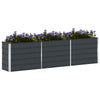 Vidaxl plantenbak antraciet 480 x 50 x 45 cm gegalvaniseerd staal