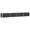 Vidaxl plantenbak antraciet 480 x 50 x 45 cm gegalvaniseerd staal