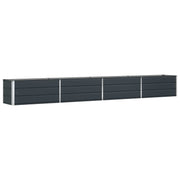 Vidaxl plantenbak antraciet 385 x 50 x 45 cm gegalvaniseerd staal - afbeelding 2