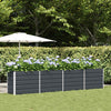 Vidaxl plantenbak antraciet 480 x 50 x 45 cm gegalvaniseerd staal