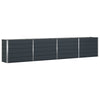 Vidaxl plantenbak antraciet 480 x 50 x 45 cm gegalvaniseerd staal