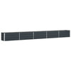 Vidaxl plantenbak antraciet 480 x 50 x 45 cm gegalvaniseerd staal