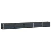 Vidaxl plantenbak antraciet 480 x 50 x 45 cm gegalvaniseerd staal - afbeelding 2