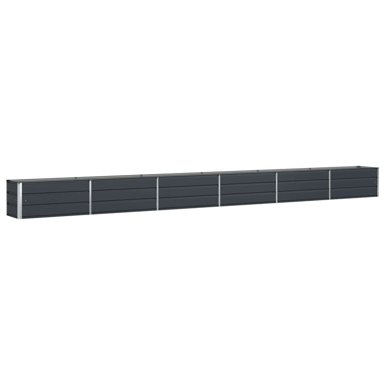 Vidaxl plantenbak antraciet 580 x 50 x 45 cm gegalvaniseerd staal