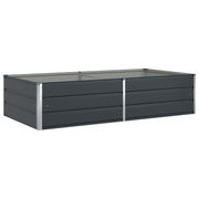 Vidaxl plantenbak antraciet 195 x 100 x 45 cm gegalvaniseerd staal - afbeelding 2