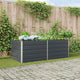Vidaxl plantenbak antraciet 195 x 100 x 75 cm gegalvaniseerd staal