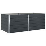 Vidaxl plantenbak antraciet 195 x 100 x 75 cm gegalvaniseerd staal - afbeelding 2