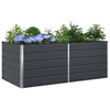 Vidaxl plantenbak antraciet 195 x 100 x 45 cm gegalvaniseerd staal