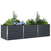 Vidaxl plantenbak antraciet 195 x 100 x 45 cm gegalvaniseerd staal