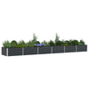 Vidaxl plantenbak antraciet 195 x 100 x 45 cm gegalvaniseerd staal