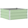 Vidaxl plantenbak pastelgroen 100 x 100 x 45 cm staal