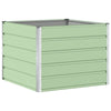 Vidaxl plantenbak pastelgroen 100 x 100 x 75 cm staal