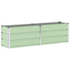 Vidaxl plantenbak groen 160 x 40 x 45 cm staal