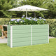 Vidaxl plantenbak groen 160 x 40 x 75 cm staal