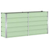 Vidaxl plantenbak groen 160 x 40 x 75 cm staal