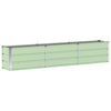 Vidaxl plantenbak groen 240 x 40 x 45 cm staal