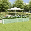 Vidaxl plantenbak groen 320 x 40 x 45 cm staal