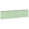 Vidaxl plantenbak groen 160 x 40 x 75 cm staal