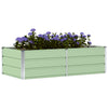 Vidaxl plantenbak groen 160 x 80 x 45 cm staal