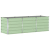 Vidaxl plantenbak groen 240 x 80 x 75 cm staal