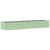 Vidaxl plantenbak groen 320 x 80 x 45 cm staal