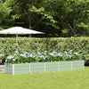 Vidaxl plantenbak groen 400 x 80 x 45 cm staal
