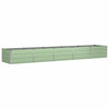 Vidaxl plantenbak groen 400 x 80 x 45 cm staal