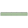 Vidaxl plantenbak groen 400 x 80 x 45 cm staal