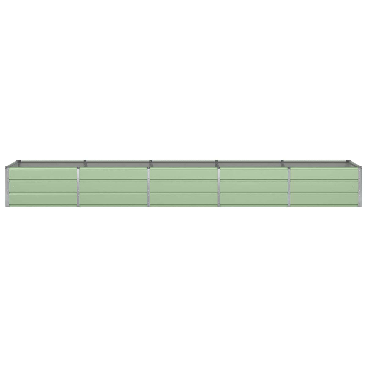 Vidaxl plantenbak groen 400 x 80 x 45 cm staal