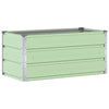 Vidaxl plantenbak pastelgroen 100 x 50 x 45 cm gegalvaniseerd staal