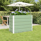 Vidaxl plantenbak pastelgroen 100 x 50 x 77 cm gegalvaniseerd staal
