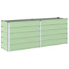 Vidaxl plantenbak pastelgroen 480 x 50 x 45 cm gegalvaniseerd staal