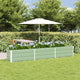 Vidaxl plantenbak pastelgroen 290 x 50 x 45 cm gegalvaniseerd staal